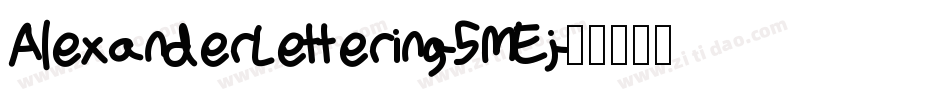 AlexanderLettering-5MEj字体转换