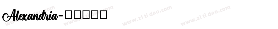 Alexandria字体转换