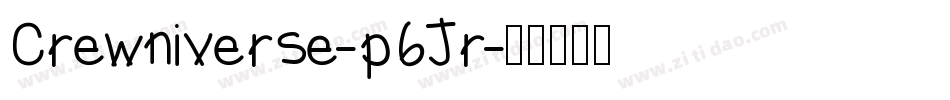 Crewniverse-p6Jr字体转换