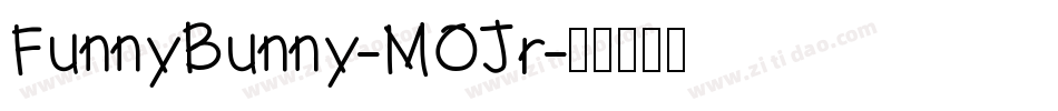 FunnyBunny-MOJr字体转换