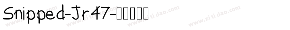 Snipped-Jr47字体转换