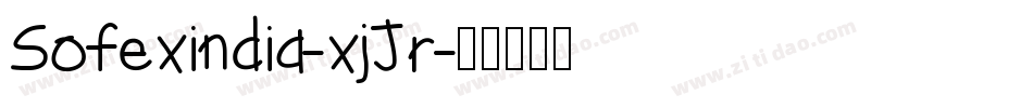 Sofexindia-xjJr字体转换