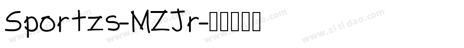 Sportzs-MZJr字体转换