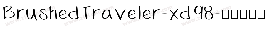 BrushedTraveler-xd98字体转换