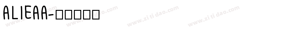 ALIEAA字体转换