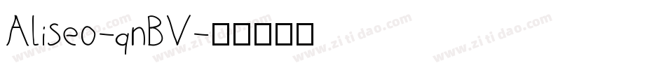 Aliseo-qnBV字体转换