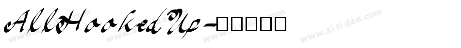 AllHookedUp字体转换