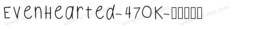 EvenHearted-47oK字体转换