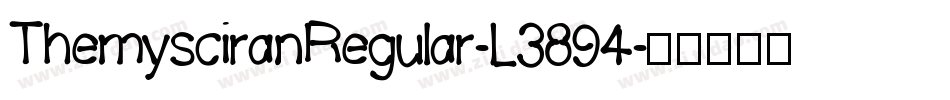 ThemysciranRegular-L3894字体转换