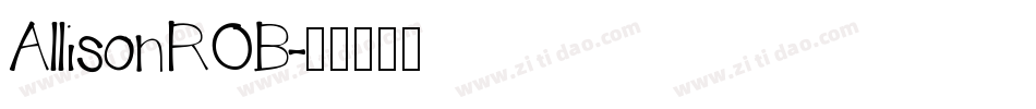 AllisonROB字体转换