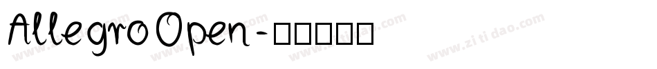 AllegroOpen字体转换