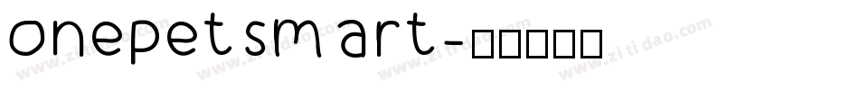 onepetsmart字体转换