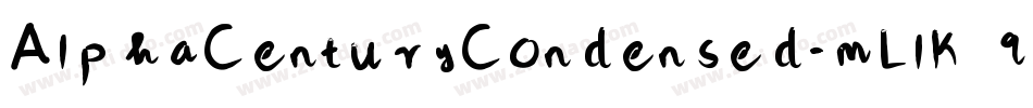 AlphaCenturyCondensed-mLlK9字体转换
