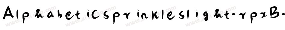 Alphabeticsprinkleslight-rpxB字体转换