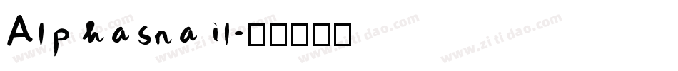Alphasnail字体转换
