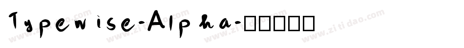 Typewise-Alpha字体转换