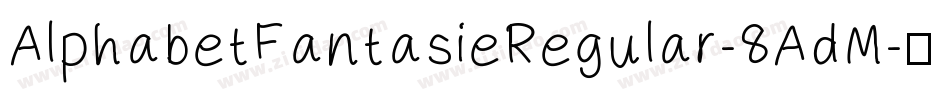 AlphabetFantasieRegular-8AdM字体转换