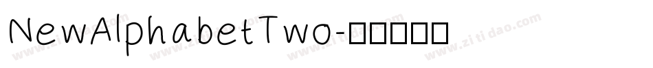 NewAlphabetTwo字体转换
