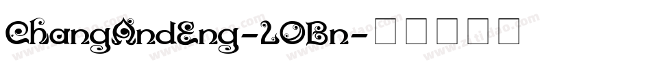 ChangAndEng-LOBn字体转换