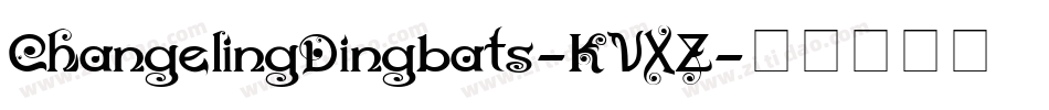 ChangelingDingbats-KVXZ字体转换