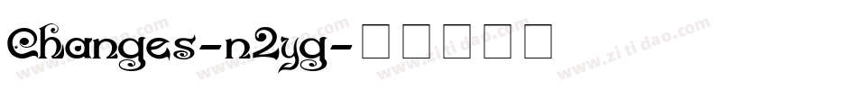 Changes-n2yg字体转换