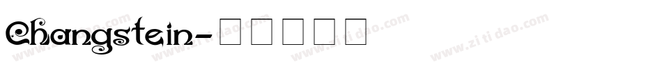 Changstein字体转换