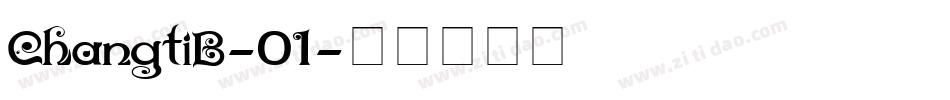 ChangtiB-01字体转换