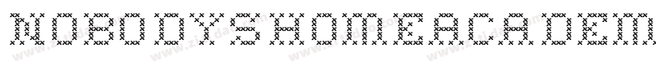 NobodysHomeAcademy-qr02字体转换 NobodysHomeAcademy-qr02字体转换