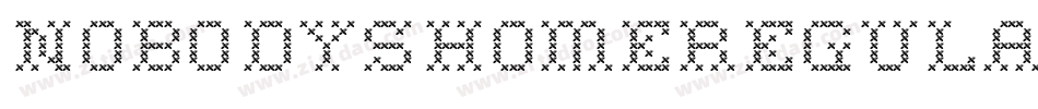 NobodysHomeRegular-pYwK字体转换