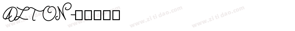 ALTON字体转换