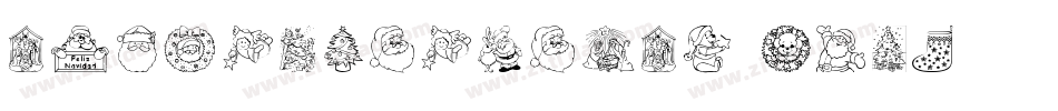 ChristmasFancy-2ewl字体转换