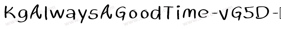 KgAlwaysAGoodTime-vG5D字体转换 KgAlwaysAGoodTime-vG5D字体转换