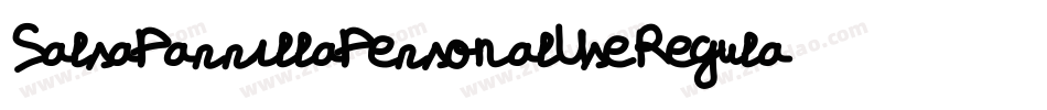 SalsaParrillaPersonalUseRegular-vmAly字体转换