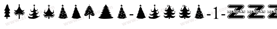 Christmas-Trees-1字体转换