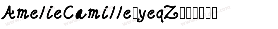 AmelieCamille-yeqZ字体转换