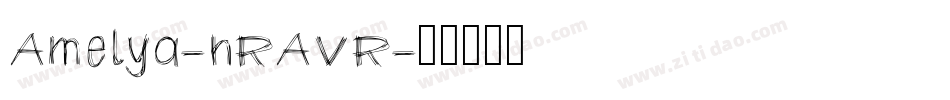 Amelya-nRAvR字体转换