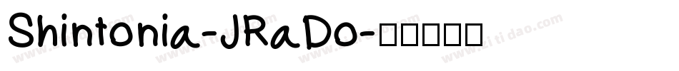 Shintonia-JRaDo字体转换