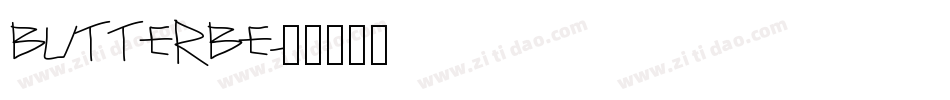 BUTTERBE字体转换