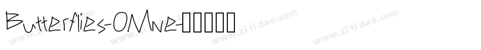 Butterflies-OMne字体转换