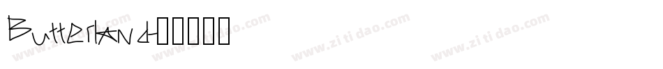 Butterland字体转换