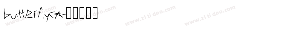 butterflyca字体转换