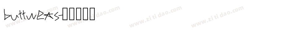 buttweas字体转换