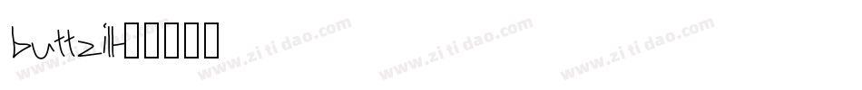 buttzill字体转换