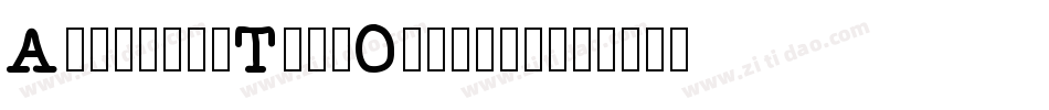 AmericanTypeOutline字体转换