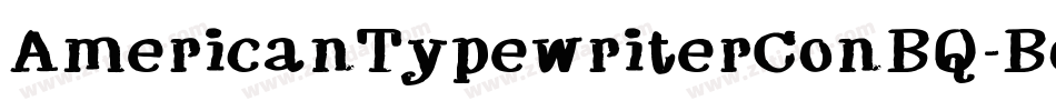AmericanTypewriterConBQ-Bold字体转换