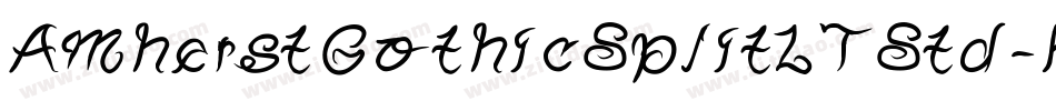 AmherstGothicSplitLTStd-Rg字体转换