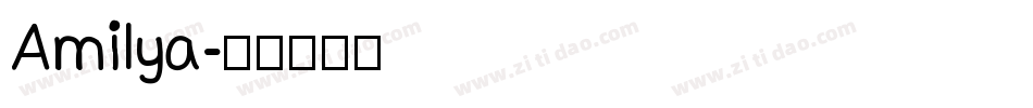 Amilya字体转换