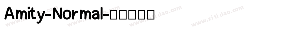 Amity-Normal字体转换