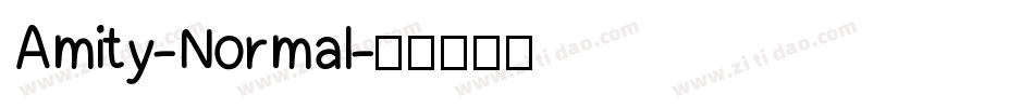 Amity-Normal字体转换