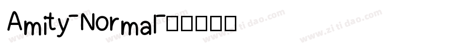 Amity-Normal字体转换